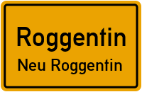Verbindungsstraße in RoggentinNeu Roggentin