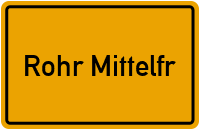 City Sign Rohr Mittelfr