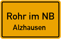 Siedlungsstraße in Rohr im NBAlzhausen