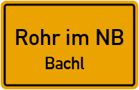 Sallingberger Straße in Rohr im NBBachl