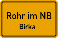 Birka in Rohr im NBBirka