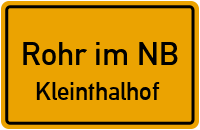 Kleinthalhof in Rohr im NBKleinthalhof