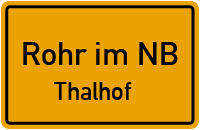 Thalhof in Rohr im NBThalhof