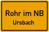 Ursbach in Rohr im NBUrsbach