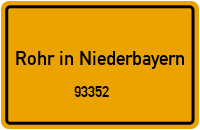 93352 Rohr in Niederbayern