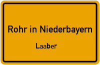 Straßen in Rohr in Niederbayern Laaber