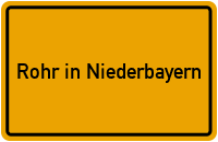 Rohr in Niederbayern in Bayern