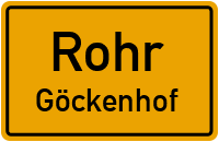 Straßen in Rohr Göckenhof