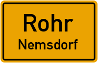 Hohlweg in RohrNemsdorf