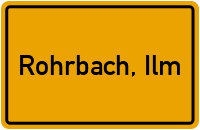City Sign Rohrbach, Ilm