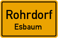 Straßen in Rohrdorf Esbaum