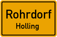 Straßen in Rohrdorf Holling