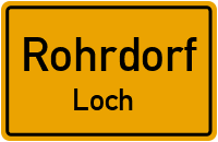 Straßen in Rohrdorf Loch