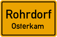 Straßen in Rohrdorf Osterkam