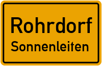 Straßen in Rohrdorf Sonnenleiten