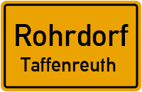 Straßen in Rohrdorf Taffenreuth