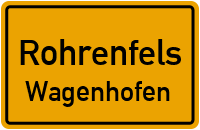 Ortsstraße in RohrenfelsWagenhofen