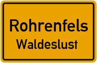 Straßenverzeichnis Rohrenfels Waldeslust