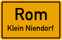 Burower Weg in RomKlein Niendorf