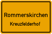 Bürgermeisterallee in RommerskirchenKreuzfelderhof