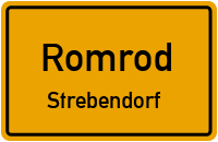 Straßen in Romrod Strebendorf