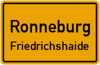 Straßenverzeichnis Ronneburg Friedrichshaide