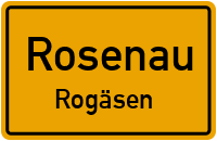 Rogäsener Dorfstraße in RosenauRogäsen