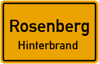 Straßenverzeichnis Rosenberg Hinterbrand