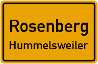 Kirchstraße in RosenbergHummelsweiler