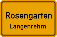 Langenrehmer Dorfstraße in RosengartenLangenrehm
