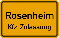 Zulassungstelle Rosenheim