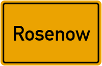 Blumenstraße in Rosenow