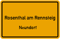 Dorfbachweg in Rosenthal am RennsteigNeundorf