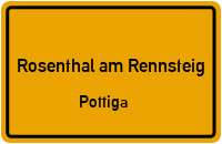 Sparnberger Straße in Rosenthal am RennsteigPottiga