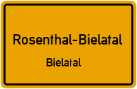 Bergstraße in Rosenthal-BielatalBielatal
