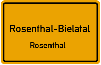Alte Tetschener Straße in Rosenthal-BielatalRosenthal