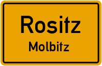 Untermolbitzer Straße in RositzMolbitz
