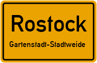 Spielstraße in RostockGartenstadt-Stadtweide