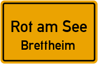 Brettachweg in Rot am SeeBrettheim