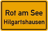 Rosenstraße in Rot am SeeHilgartshausen
