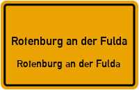 Wiesenweg in Rotenburg an der FuldaRotenburg an der Fulda