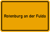 Wo liegt Rotenburg an der Fulda?