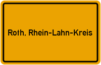City Sign Roth, Rhein-Lahn-Kreis