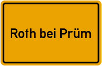 City Sign Roth bei Prüm