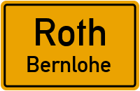 Straßenverzeichnis Roth Bernlohe