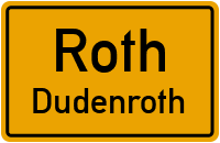 Straßen in Roth Dudenroth