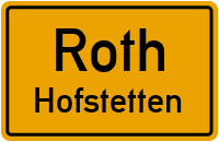 Hofstettener Hauptstraße in 91154 Roth (Hofstetten)