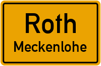 Straßenverzeichnis Roth Meckenlohe