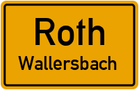 Straßenverzeichnis Roth Wallersbach