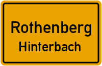 Straßen in Rothenberg Hinterbach